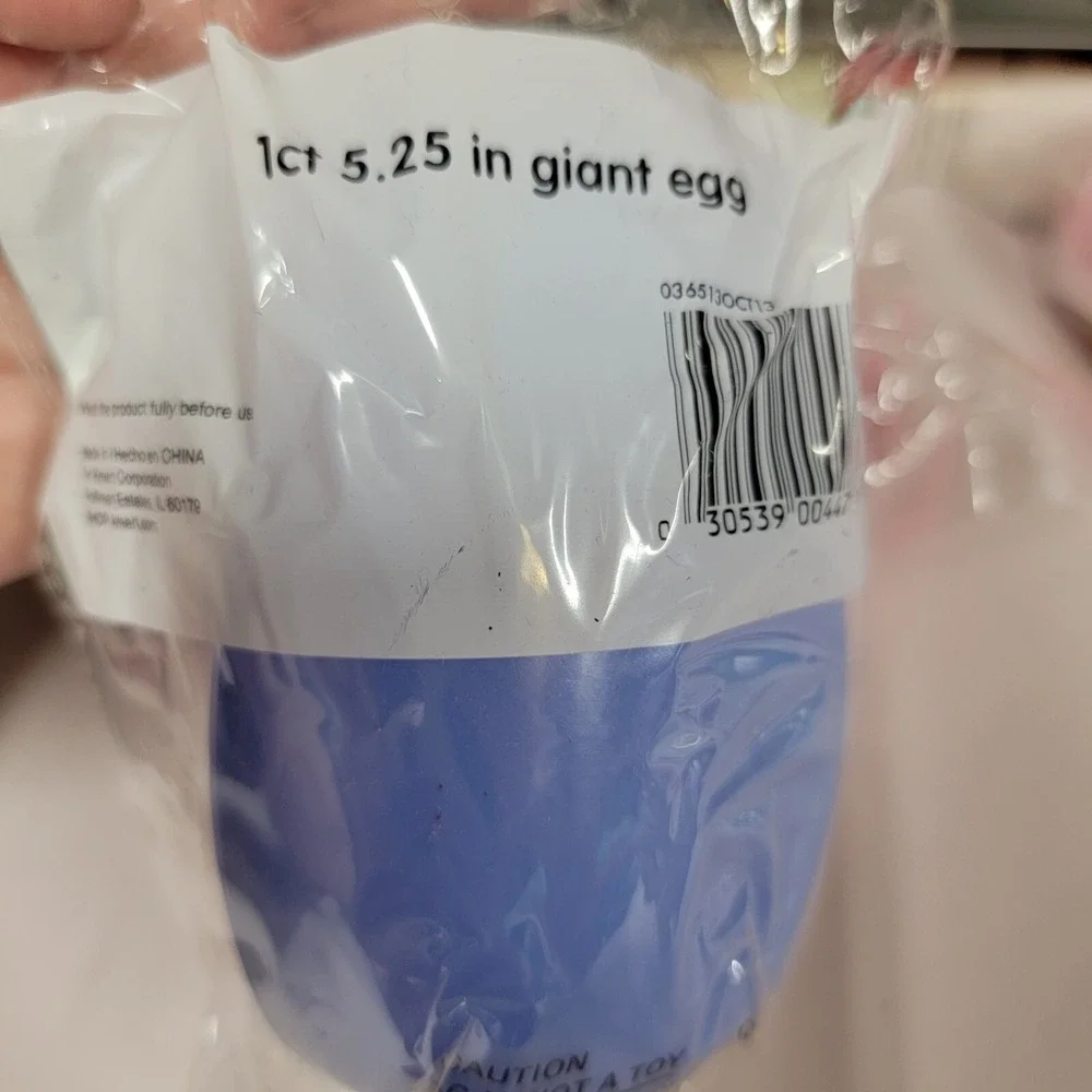 easter jubilee Jumbo Fillable Plastic Easter Egg